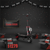 BOYUEDA S5-11 Mountain E-Scooter Bluetooth Display with Steering Damper